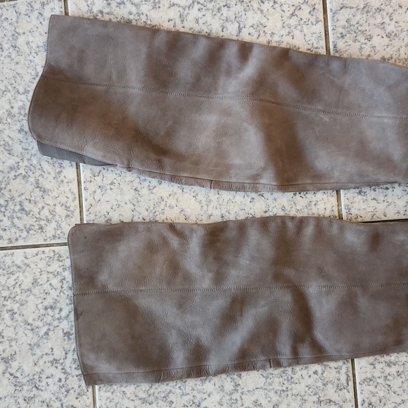 ALDO GREY SUEDE OVER THE KNEE BOOTS - Picture 3 of 5